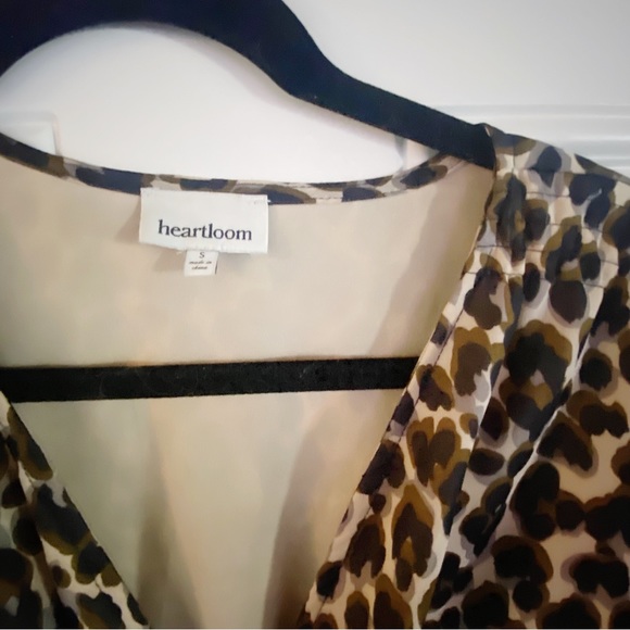 Heartloom leopard print button up midi dress - Picture 3 of 6